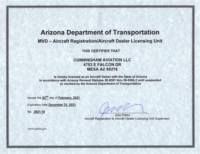 Arizona Dept. of Transportation